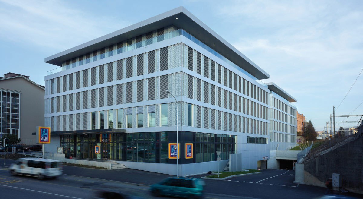 Lausanne-Malley, Geschäftshaus