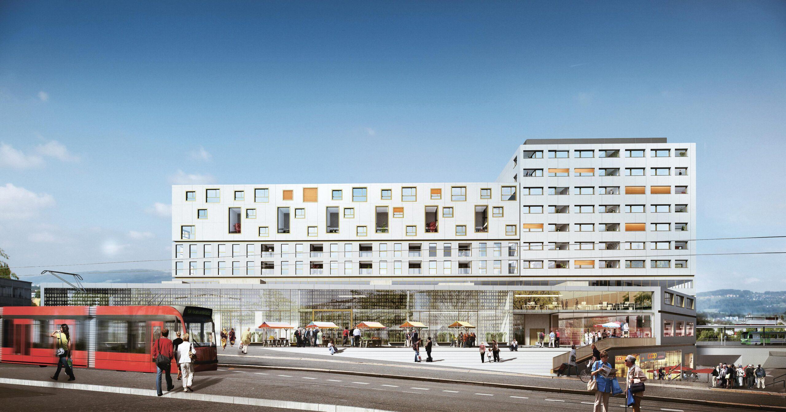 Bern, Europaplatz, Wohnhaus